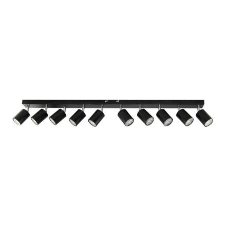 Candeeiro LED Teto/Parede 10x50W IP20 Preto ADVITI
