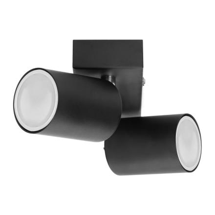 Candeeiro LED Teto/Parede 2x50W 199mm Preto ADVITI