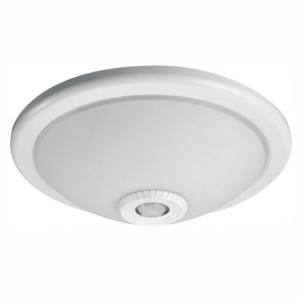 Aplique LED Redondo 2x40W 300mm C/ Sensor Movimentos PIR