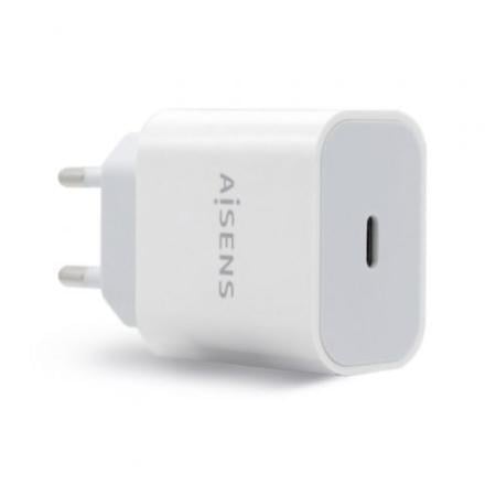 Carregador Aisens Usb-C Pd3.0 1 Porta 1xUsb-C 20W Branco