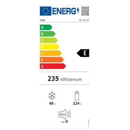 Combinado Teka 310L No Frost Nfl342ceu Branco