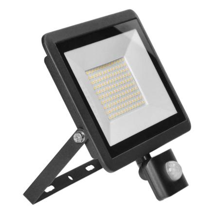 Foco LED 100W 230V C/ Sensor 4000K 8000LM Preto ADVITI