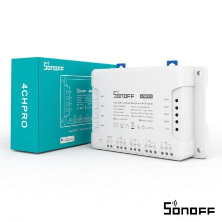 Módulo 4 Interruptores Inteligentes WiFi+RF 4CHR3/PROR3