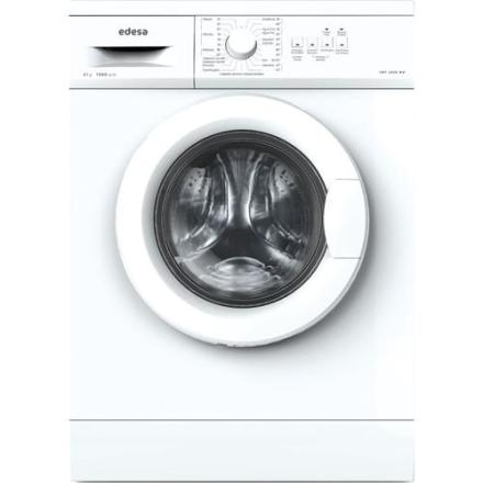 Máquina lavar roupa edesa 1000r.6kg.23p.br-ewf6000wh