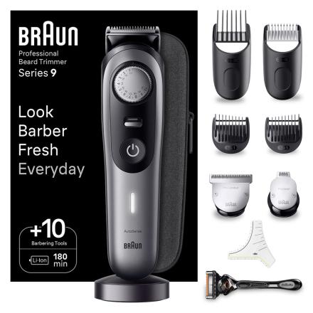 Aparador Barba Braun Preto E Cinza Bt9420