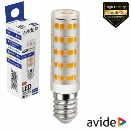 Lâmpada LED E14 JD 4.2W 230V 6400K 450lm AVIDE