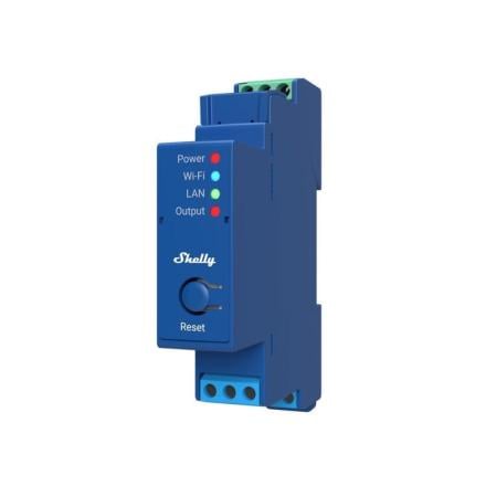 Módulo De Automação Shelly P/ Calha DIN 1 Relé WiFi/BT/LAN