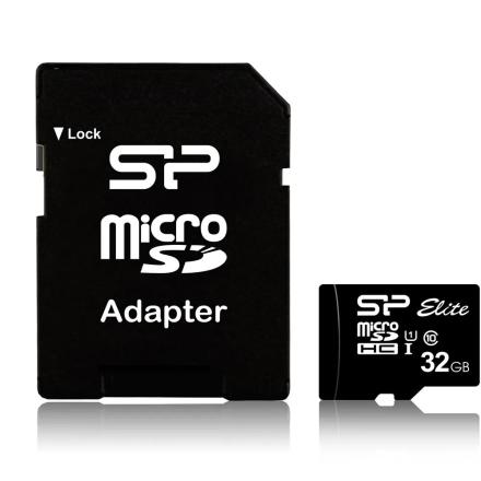 Cartão Micro SD SP Elite 32GB class10 UHS-I SDHC c/adaptado