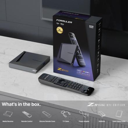 Recetor Formuler Z11 Pro Max BT1 Edição 4GB/32GB Android 4K