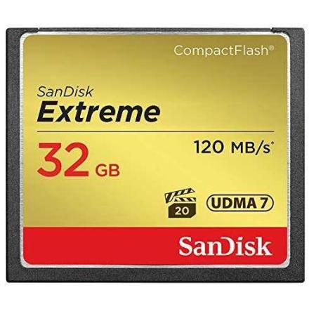 Cartão Memória Compact Flash Extreme SANDISK 32GB