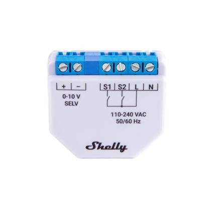Módulo Controlador Inteligente Wifi Shelly Plus 0-10V Dimmer