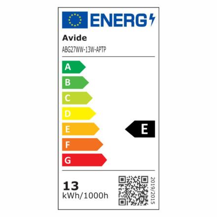 Conjunto 2x Lâmpadas LED E27 Globo A60 13W 230V 3000K 1521lm