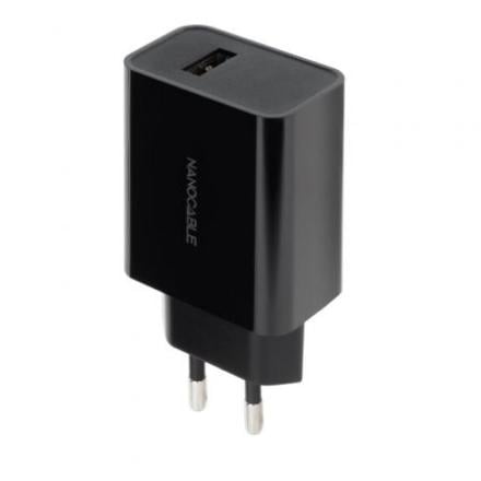 Carregador Nanocable Carregador Usb 5V/2.1A Preto