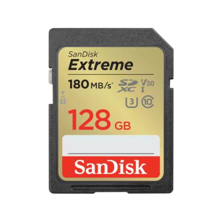 Cartão Memória Sandisk Extreme 128 Gb Sdxc Uhs-I Clase 10