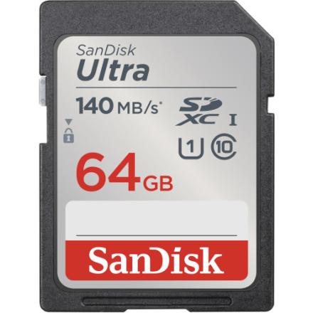 Cartão Memória Sandisk Ultra 64 Gb Sdxc Uhs-I Clase 10