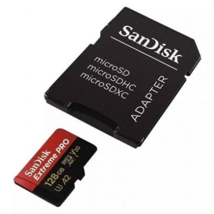 Cartão Memória SanDisk Extreme Pro 128GB microSD XC UHS-