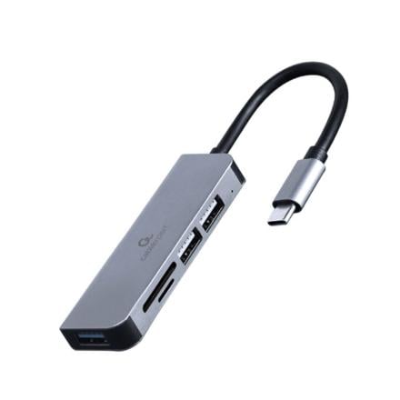 Hub CableExpert Usb-C De 3 x 3.1 c/ Leitor de Cartões