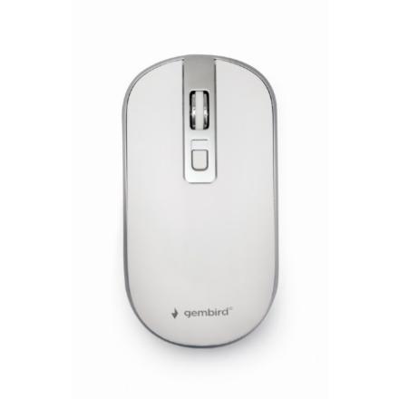 Rato Gembird Wireless Optical White Silver