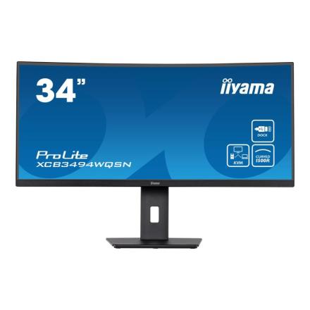 Monitor Liyama ProLite 34" LED UWQHD 120Hz FreeSync Curvo