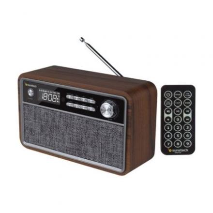 Rádio Vintage Sunstech RPBT500/ Madeira