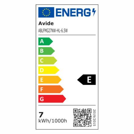 Lâmpada LED E27 Globo Filamento 6.5W 230V 4000K 806lm AVIDE