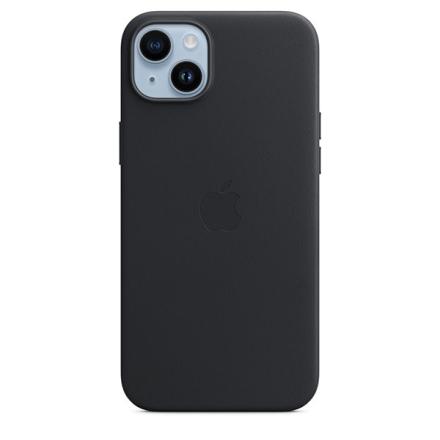 Capa em pele com MagSafe para iphone 14 Plus Preto