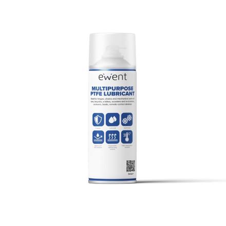 Spray Ewent Lubrificante Seco Antifricção PTFE 400ml