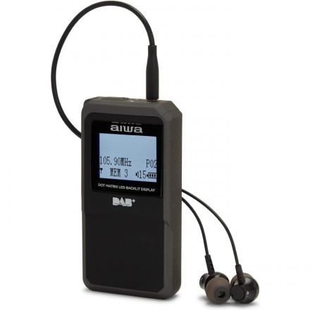Rádio Portátil De Bolso Aiwa Rf-20Dab Preto