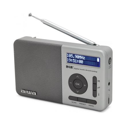 Rádio Portátil Aiwa Rd- 40dab Prateado
