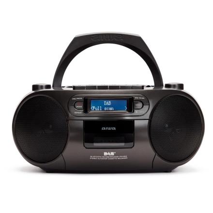 Radio C/ CD E Cassete Portátil Aiwa Bbtc-660 4W Rms Usb B