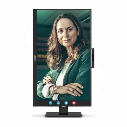 Monitor AOC 24" IPS FHD 75Hz USB-C Rotativo Webcam