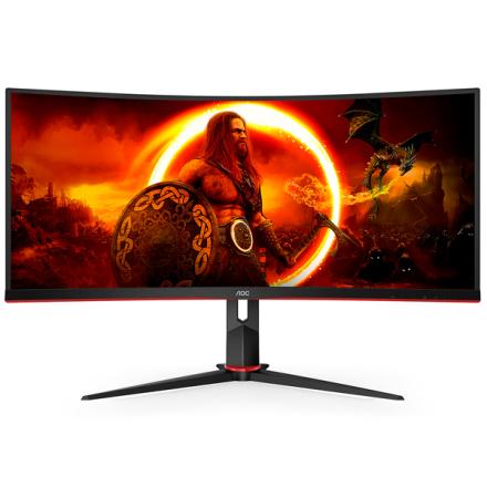 Monitor Curvo AOC 34" VA WQHD 180Hz