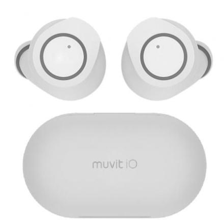 Auriculares TWS Muvit iO Smart Urban ENC Brancos