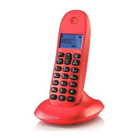 Motorola DECT C1001 Cherry Red