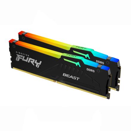 Memória Ram Kingston Fury RGB 32GB (2x16) DDR5 5600MHz CL36