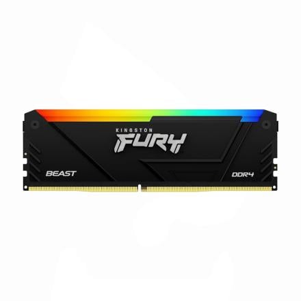 Memória RAM Kingston Fury Beast RGB 8GB DDR4 3200MHz CL16