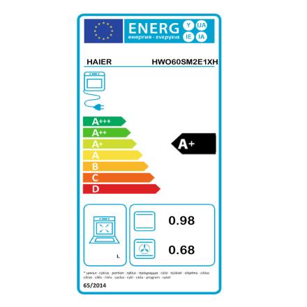 Forno Encastre Haier Multifunções Wifi HWO60SM2E1XH