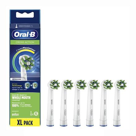 Recarga de Escova Elétrica Oral-B Crossaction 6x Unidades