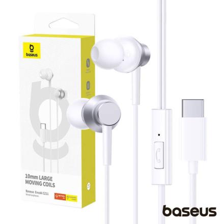 Auscultadores Stereo C/ Fios E Microfone Encok CZ11 BASEUS
