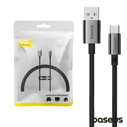 Cabo USB-A Macho P/ USB-C Macho 100W 1m BASEUS