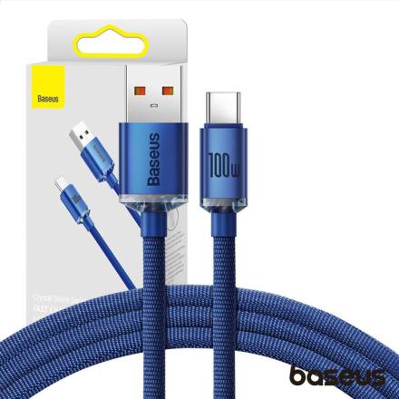 Cabo USB-A / USB-C Macho Crystal Shine 100W 2m BASEUS
