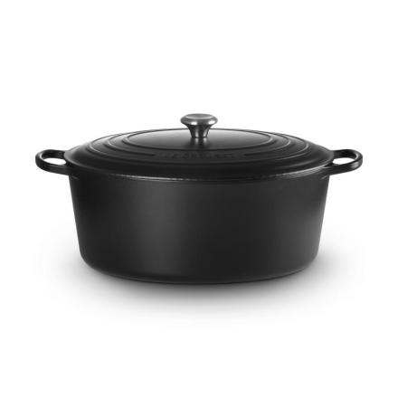 Caçarola le creuset signature oval 40cm preta preto (2117