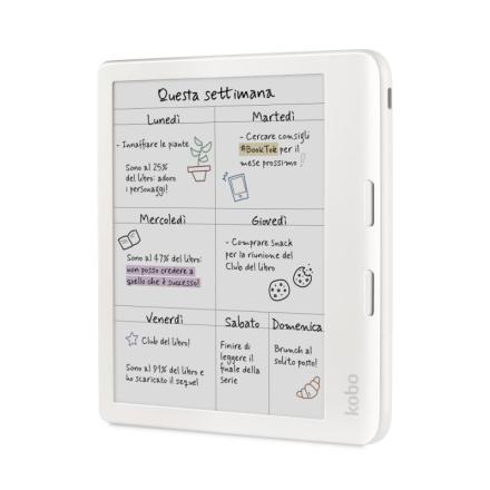 Leitor E-book 7" Kobo Libra Colour 32GB Branco