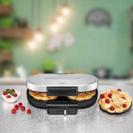 Máquina de Waffle Rommelsbacher Prata Preto WA 1250