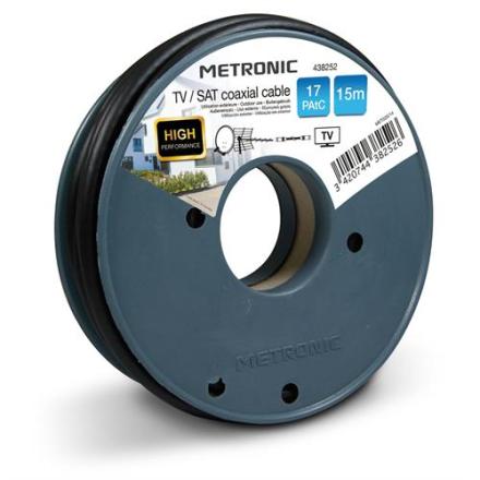 Cabo Metronic Coaxial 5m.preto -438252
