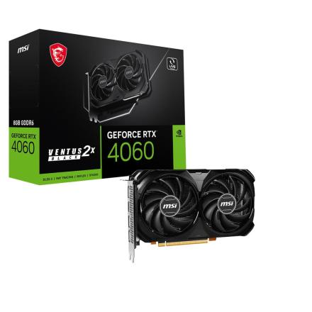 Vga msi rtx4060 ventus 2x black 8gb gddr6 hdmi/dp