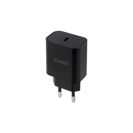 Carregador usb-c tooq parede usb-c pd3.0 20w preto tqwc-pdus