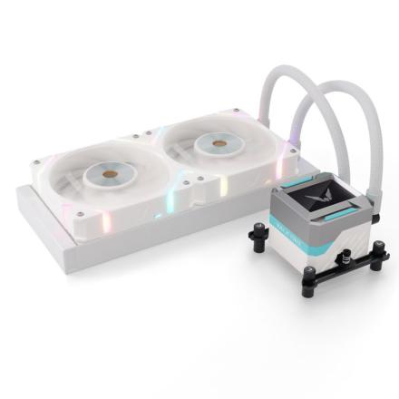 Cooler líquido Para CPU valkyrie Syn 240 Argb branco