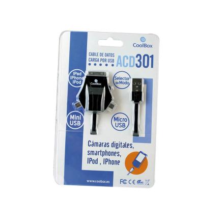 Cabo usb coolbox cabo para dispositivos móveis acd301uc
