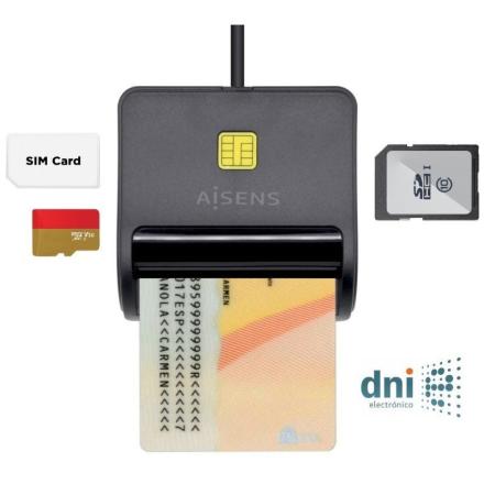 Leitor de Cartões Inteligente Dni 2.0 + Cartões Memoria